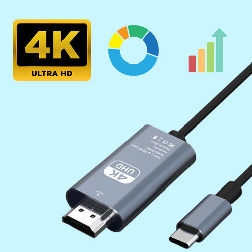 Skanto | Usb C til Hdmi-kabel Cool Running Hdmi til USB C