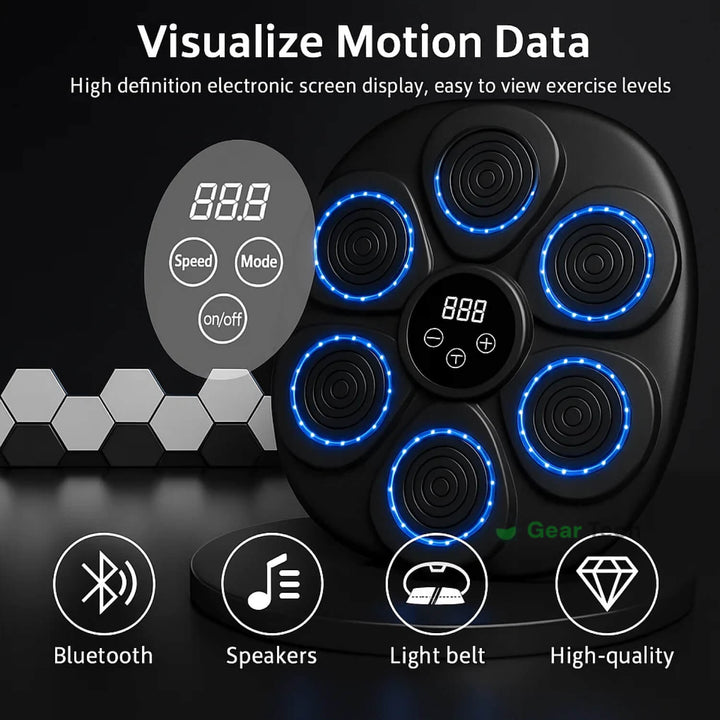 Skanto | Musikk Boksing Maskin | Interaktiv Trening | RGB & Bluetooth