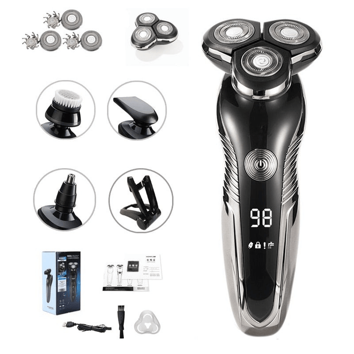 Skanto | serie barbermaskin - Elektrisk, vanntett og hudvennlig for våt og tørr barbering