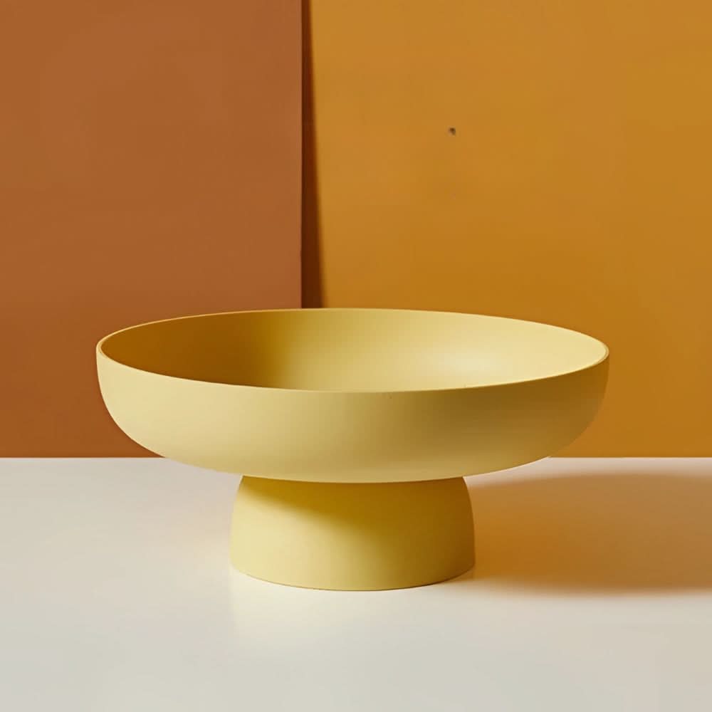Skanto | Fruktig Eleganse Retro Fruktskål – Bladformet Plastfat