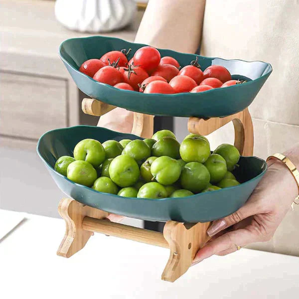 Skanto | FruitStack | Kreativ Fruktskål 3 Nivåer