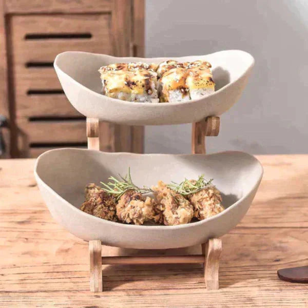 Skanto | FruitStack | Kreativ Fruktskål 3 Nivåer