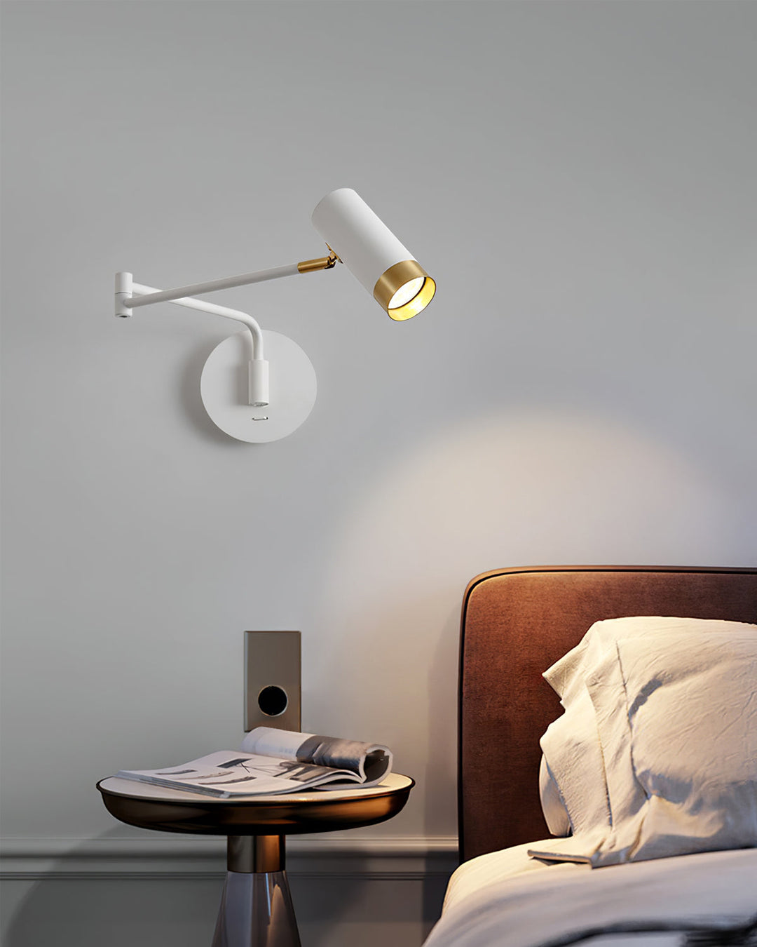 Skanto | FlexiLume – Justerbar vegglampe med arm for variert belysning