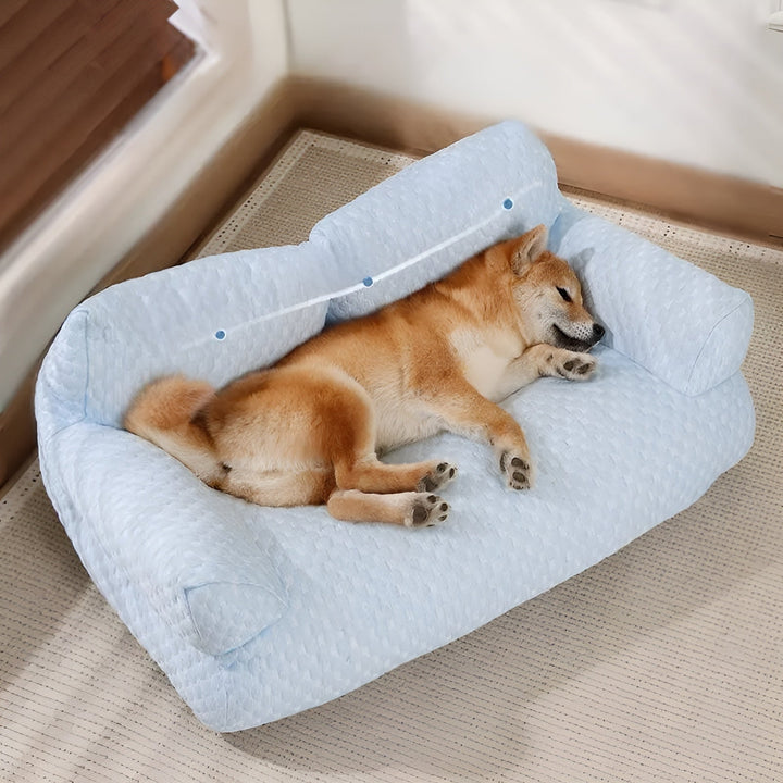 Skanto | Vaskbar Plysjpute seng for kjæledyr - CozyPaws