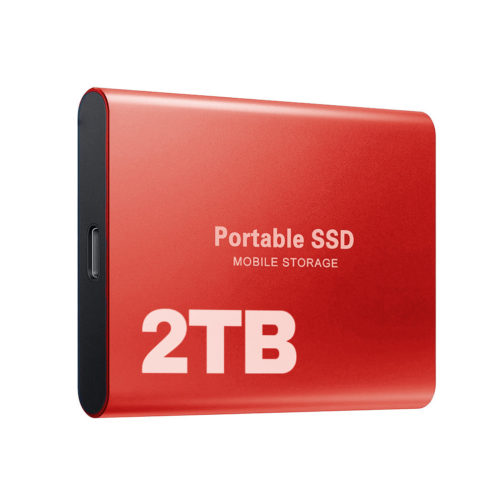 Skanto | Bærbar SSD 2TB Harddisk Ekstern Lagring Kompakt Rask Beste Kvalitet