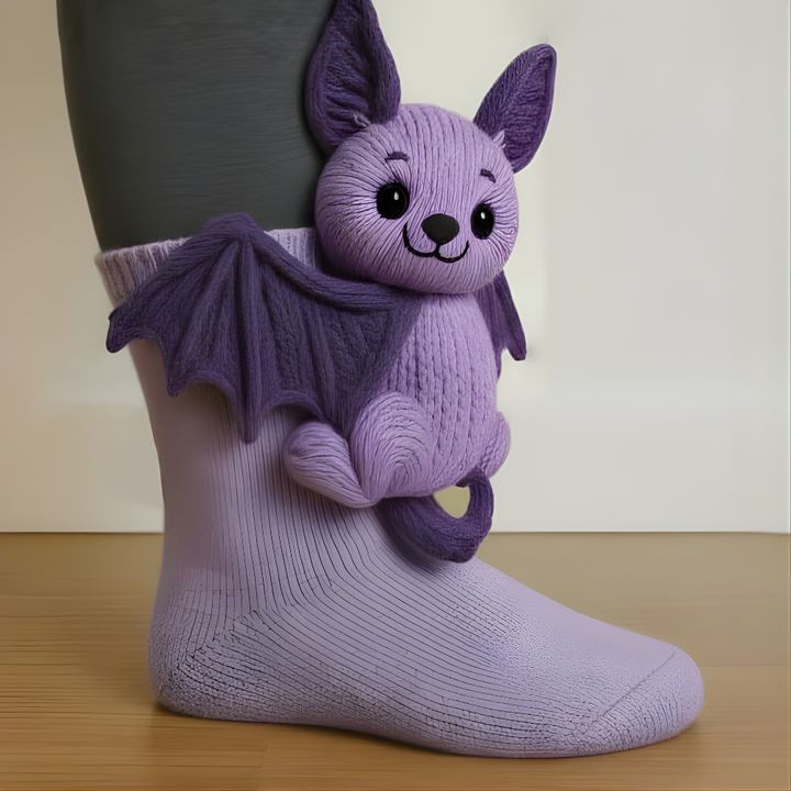 Skanto | Fuzzy Animal Plush Sokker Damer Herrer Koselig Non Slip Varm Vinter