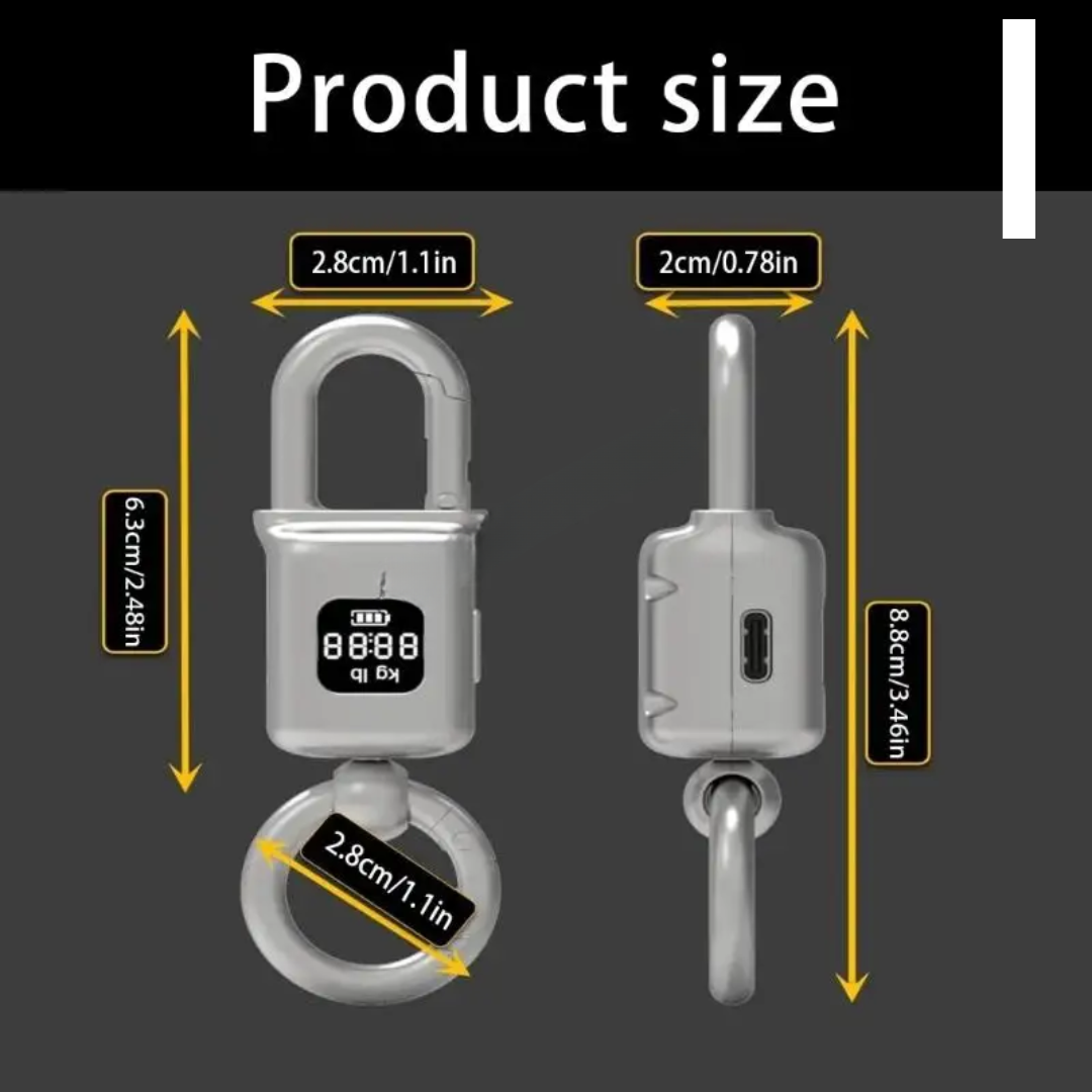 Pocket Size Keychain LCD Scale | Skanto