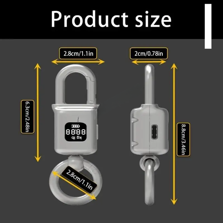 Pocket Size Keychain LCD Scale | Skanto