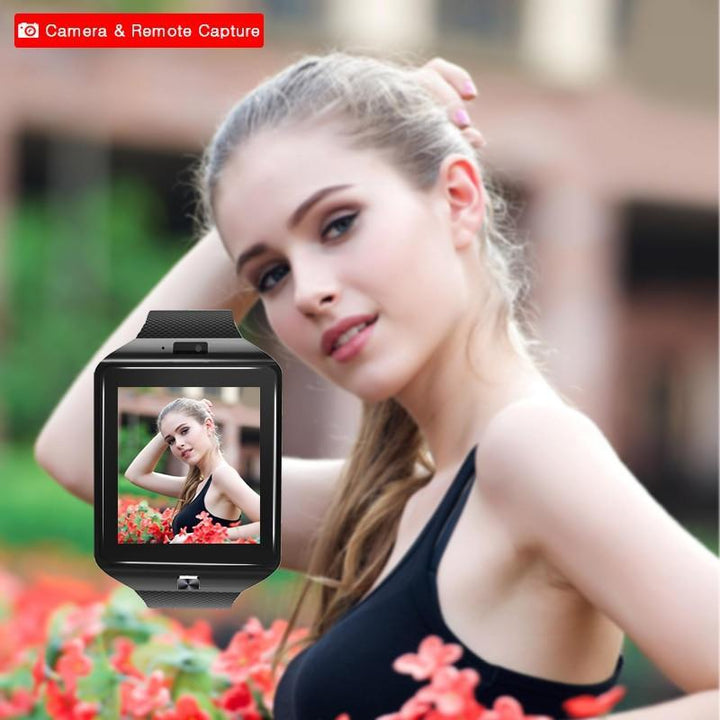 Skanto | IcoolGadgets DZ09 Smartklokke Smart Klokke Digital Herreklokke For Apple iPhone Samsung Android Mobiltelefon Bluetooth SIM TF Kort Kamera