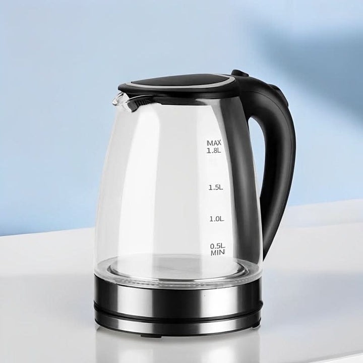 Skanto | 1.8L Elektrisk Glasskettle med Blå LED Lys