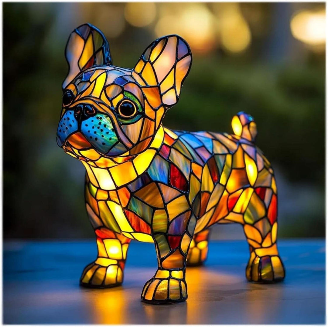 Skanto | Kunstnerisk LED-nattlampe med hunderaser for hjemmeinnredning