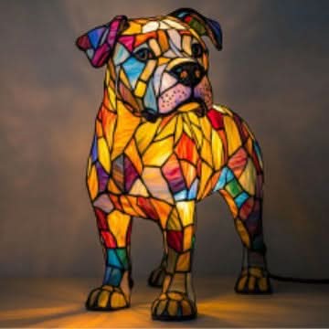 Skanto | Kunstnerisk LED-nattlampe med hunderaser for hjemmeinnredning