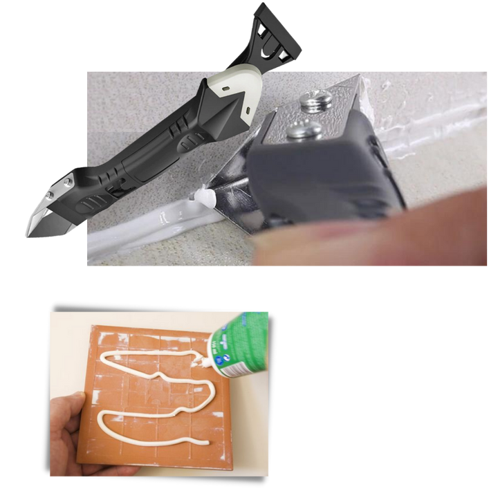 Multi-materiale fuge- og skrapeverktøy