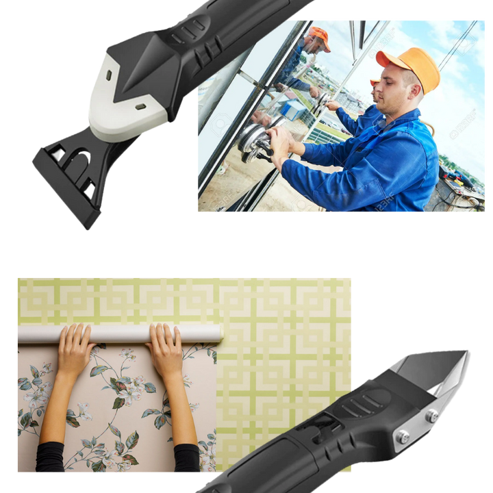 Multi-materiale fuge- og skrapeverktøy