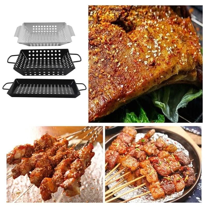 Skanto | non-stick grillkurv for jevn grilling