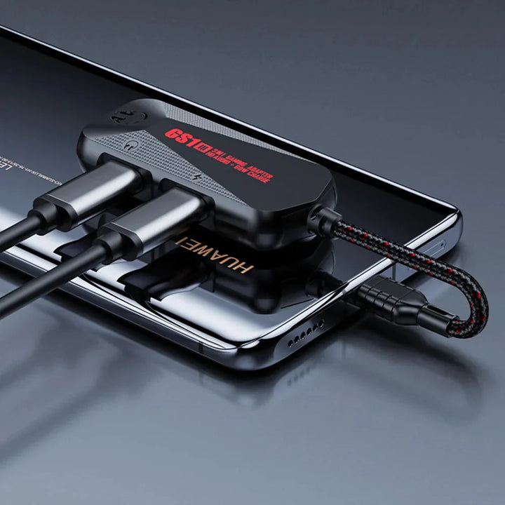 Skanto | Multifunksjonell Hi-Res Mobil Gaming 3 i 1 Lightning Adapter