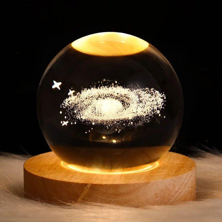 Galaxy Glow – Elegante, lysende krystalllys for astronomi