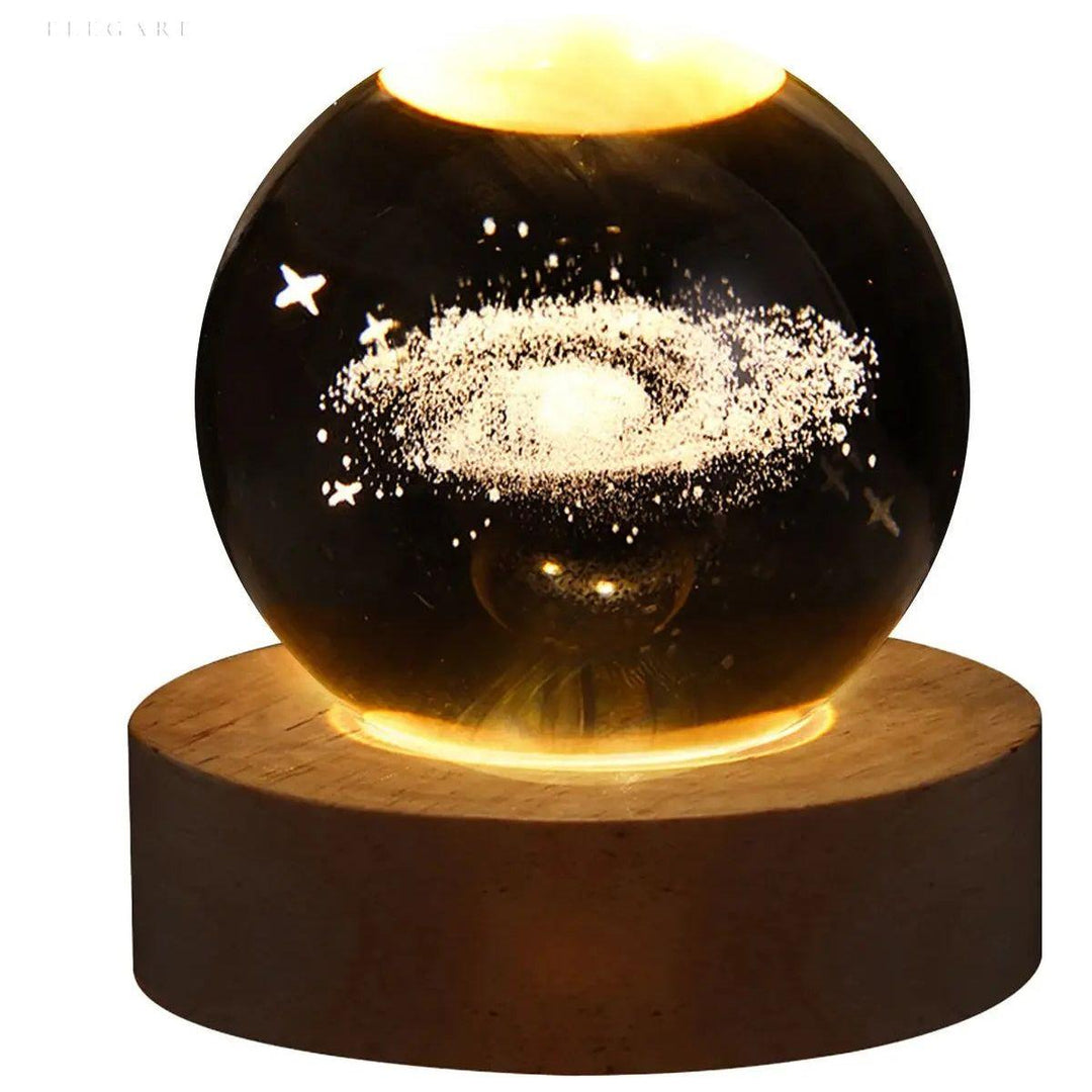 Galaxy Glow - Elegant Astronomy lysende krystallampe | Skanto