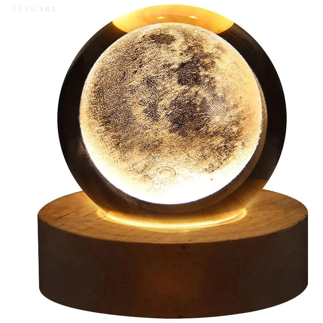 Galaxy Glow - Elegant Astronomy lysende krystallampe | Skanto