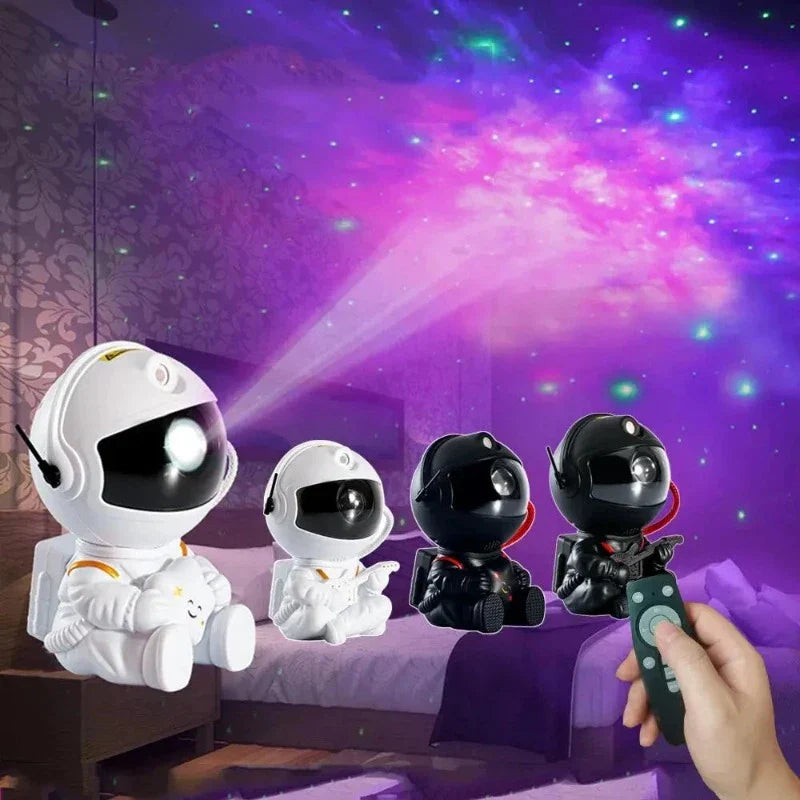 Galaxy Stjernesky Prosjektor Lampe - Astronaut LED Prosjektor Nattlys for Soverommet | Skanto