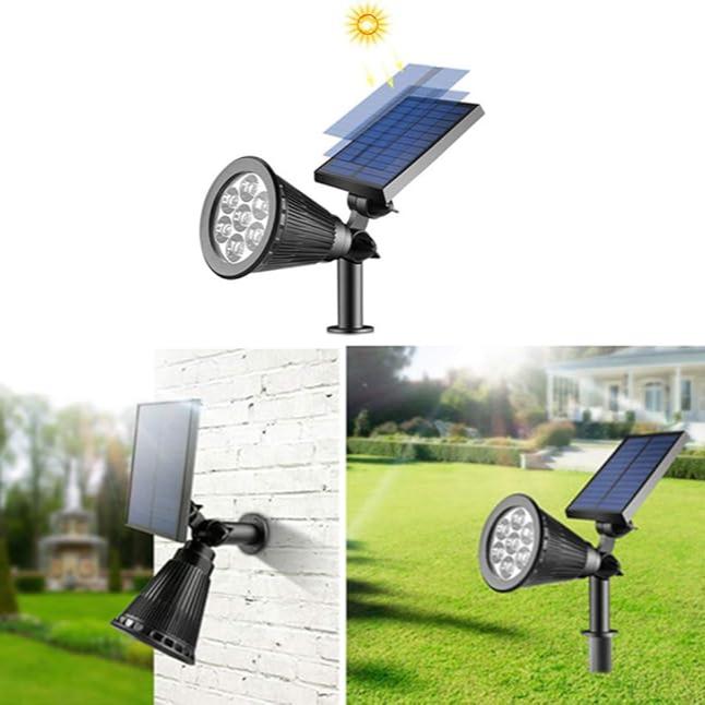 Skanto | Solcelledrevet Atlas Spotlights - Utendørs Hagebelysning Spotlights