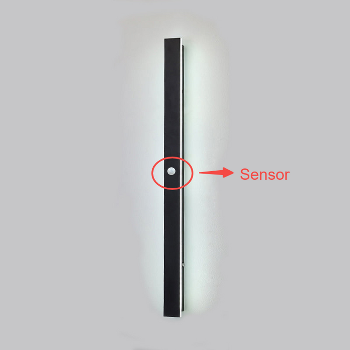 Zenith – Kompakte LED-vegglamper med metallhåndtak for innendørs og utendørs bruk, moderne design for hage og hall