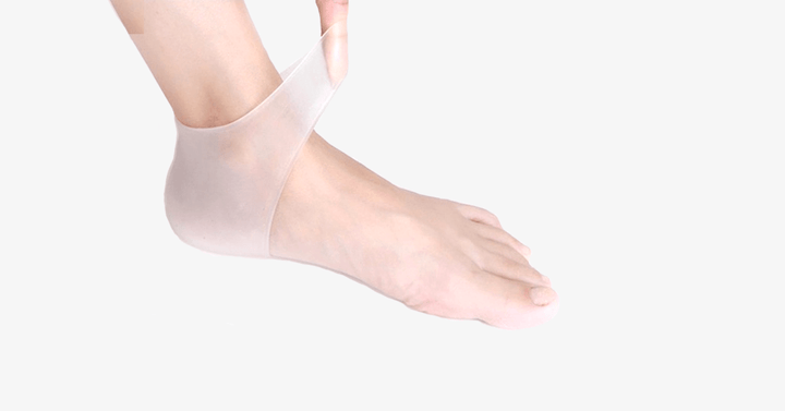 Skanto | Silikon Gel Hæl og Ankelsokk for Plantar Fasciitis
