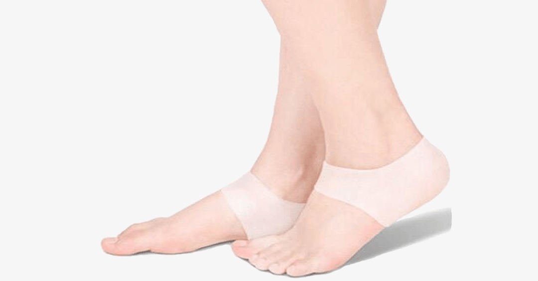Skanto | Silikon Gel Hæl og Ankelsokk for Plantar Fasciitis