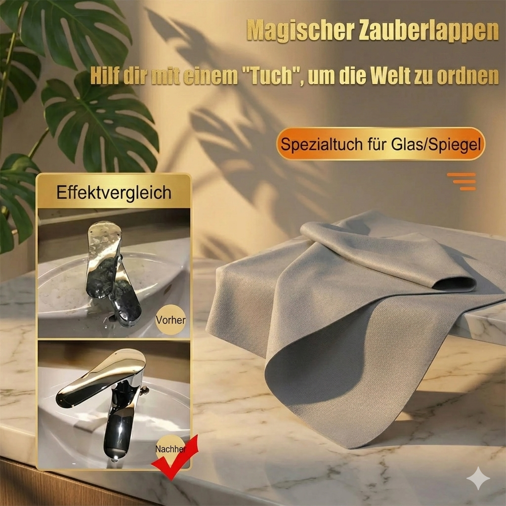 Mikrofiber Glassrensekluter 10-Pakning | Skanto