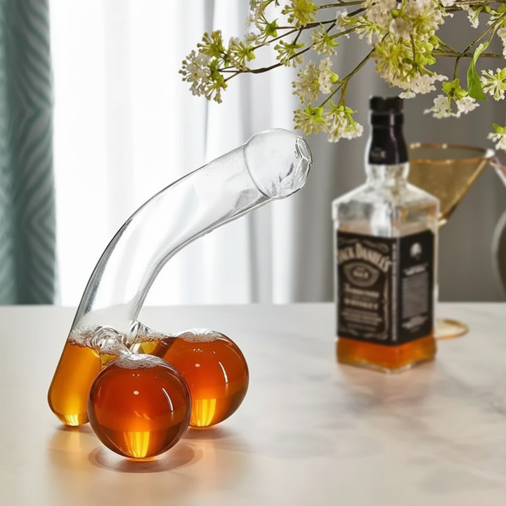 Skanto | Dekanter i Blei-fritt Glass – Unikt Design 600 ml