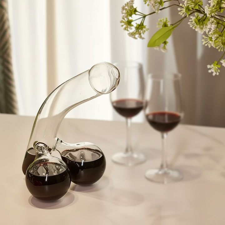 Skanto | Dekanter i Blei-fritt Glass – Unikt Design 600 ml