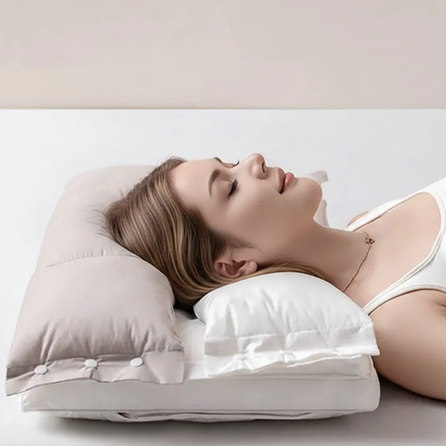 Ergonomisk nakkepute med to lag