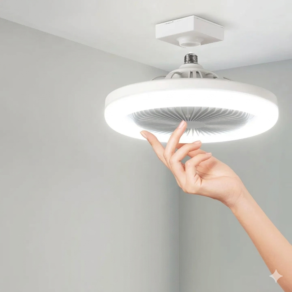 LED Takvifte for Skrueinstallasjon – Ingen Elektriker Nødvendig, Inkluderer Fjernkontroll | Skanto