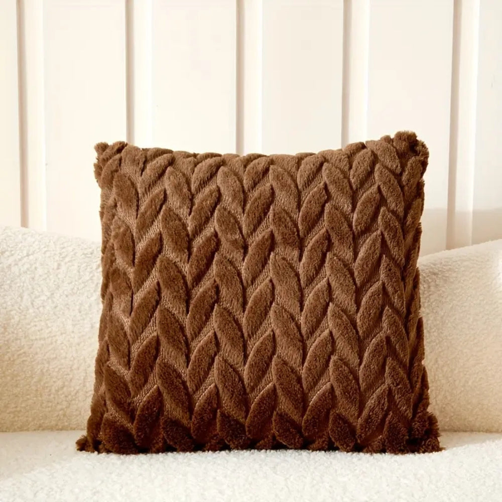 Skanto | Geo Leaves Brodert Putetrekk