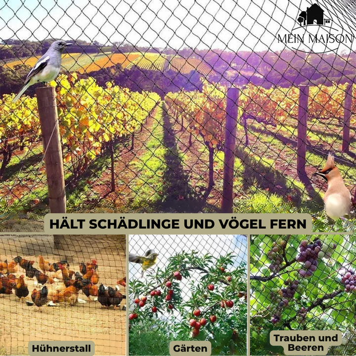Skanto | AgriNet Pro Hage Nett | UV-resistent & Rivestendig | Allsidig Plantebeskyttelse | Tilgjengelig i Ønsket Størrelse