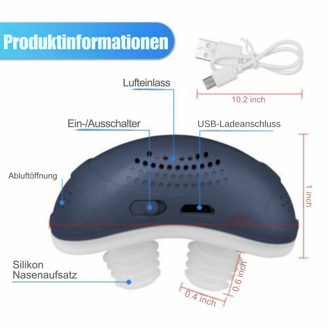 Kompaktes CPAP-Gerät gegen Schnarchen und Schlafapnoe