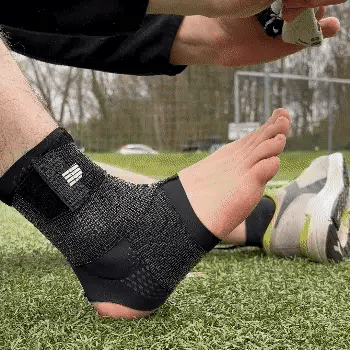 Skanto | FlexiGuard Ankelstøtte – Lett, Pustende & Egnet for Sportsko