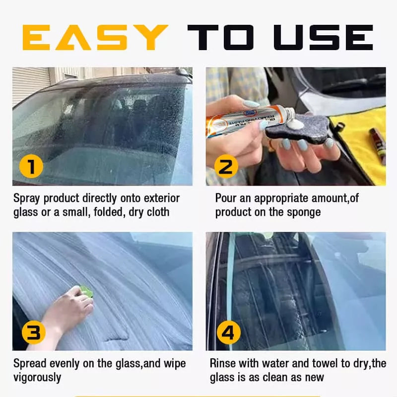 Glass Oil Film Removing Paste | Skanto
