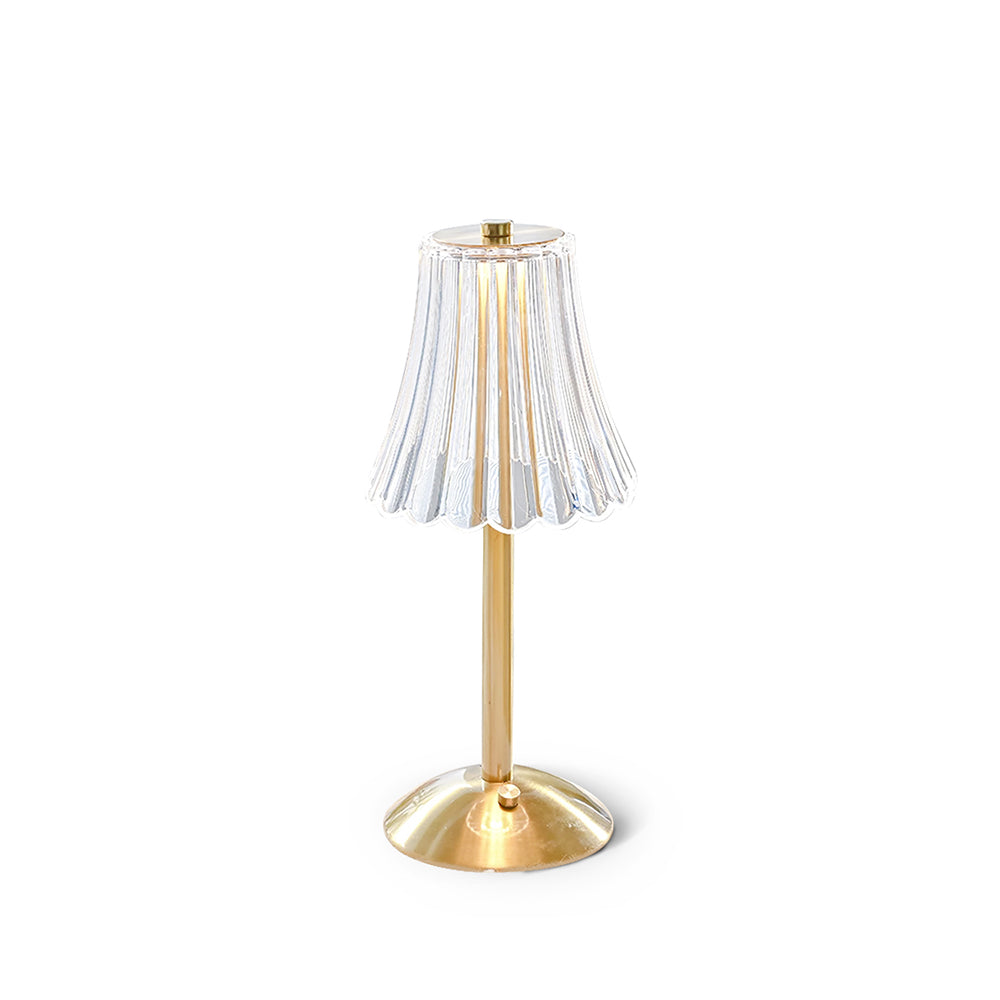 Skanto | RadiantGold – Elegant Bærbar Bordlampe