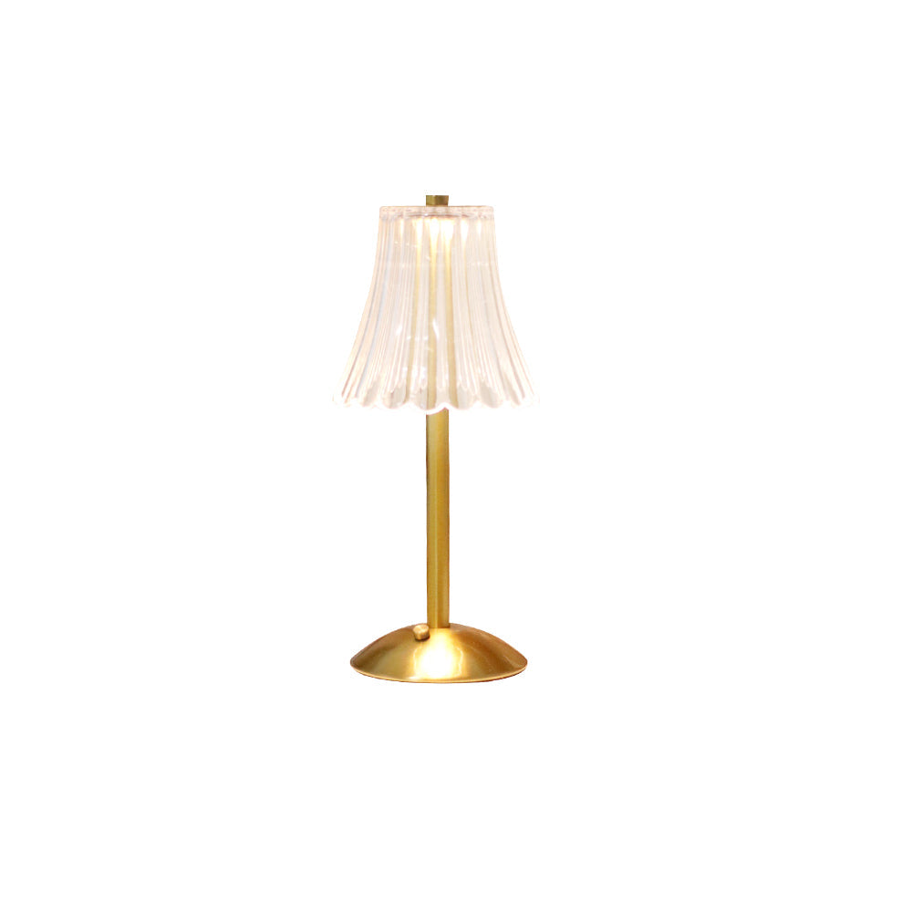 Skanto | RadiantGold – Elegant Bærbar Bordlampe