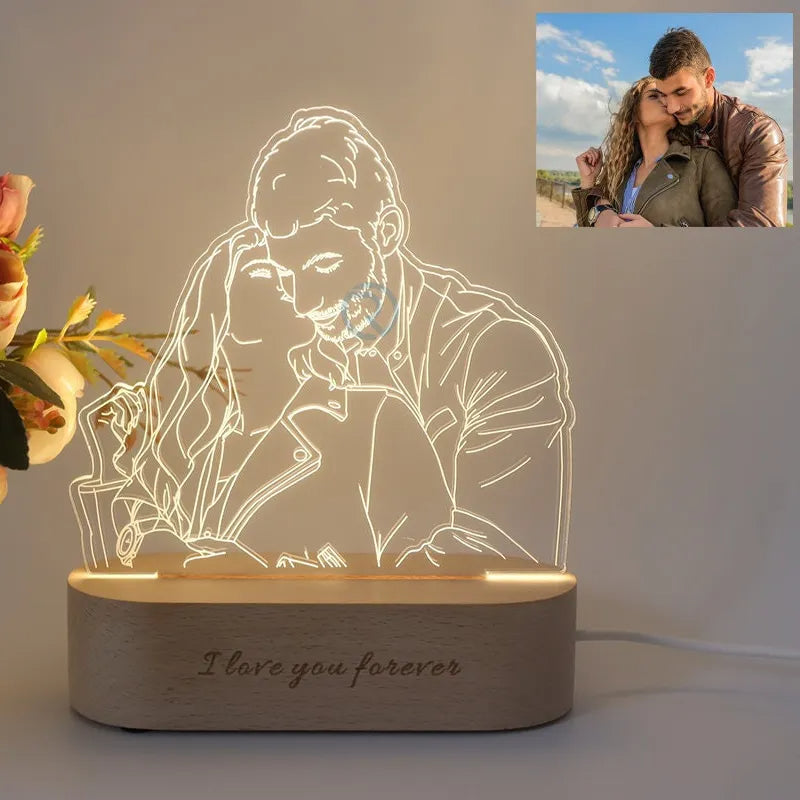 Skanto | GlowLuxe | Personlig LED-belysning – Perfekt for morsdag, farsdag og din kjære