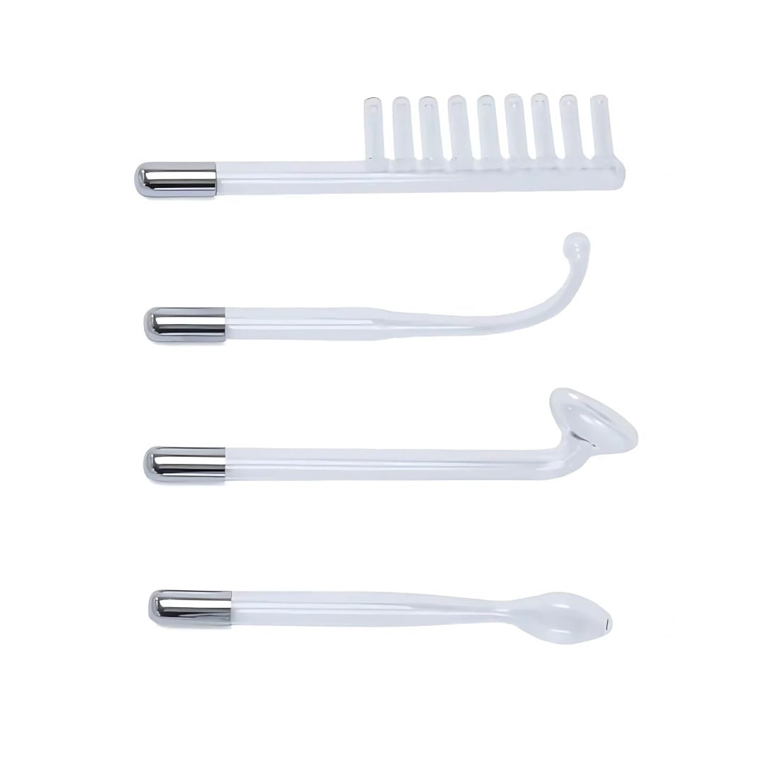 GlowVive Høyfrekvent D'arsonval Beauty Device | for Akne - Anti-Aging - Hudoppstramming - Hårvekst - Hodebunnspleie Skanto