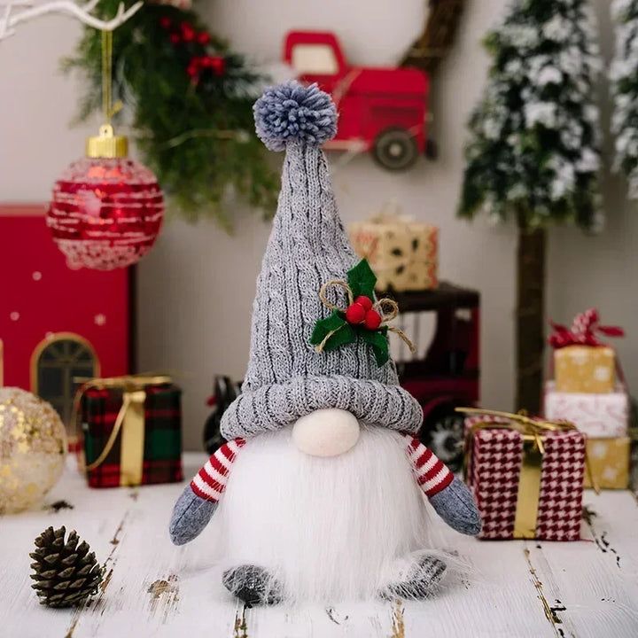 Skanto | Jule nisse dekorasjon | LED nattlys | Varm glød ferie ornament