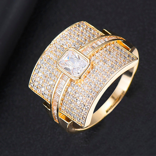 Skanto | Monaco Design Luksuriøs Statement Stabil Ring For Kvinner