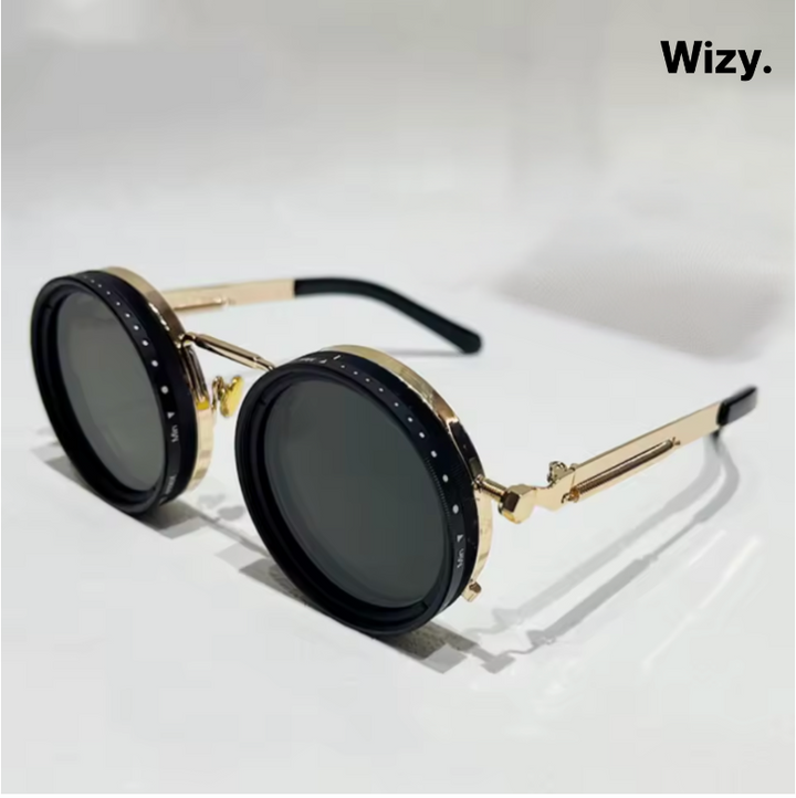 Skanto | ShadowSunglasses | Solbriller med svarte linser Stilig UV-beskyttelse Motemode