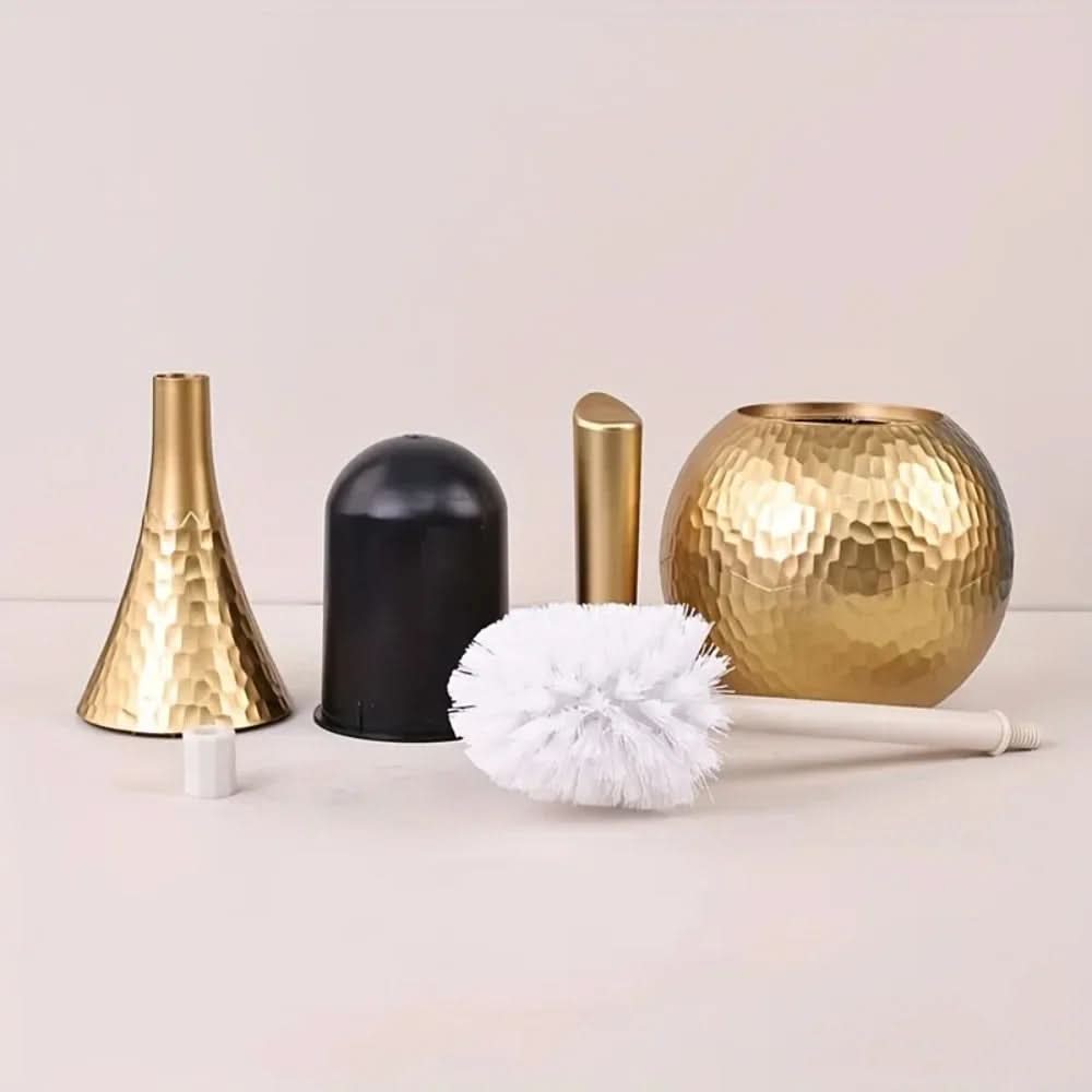 Skanto | Elegant toalettbørste i moderne gulldesign for stil og hygiene