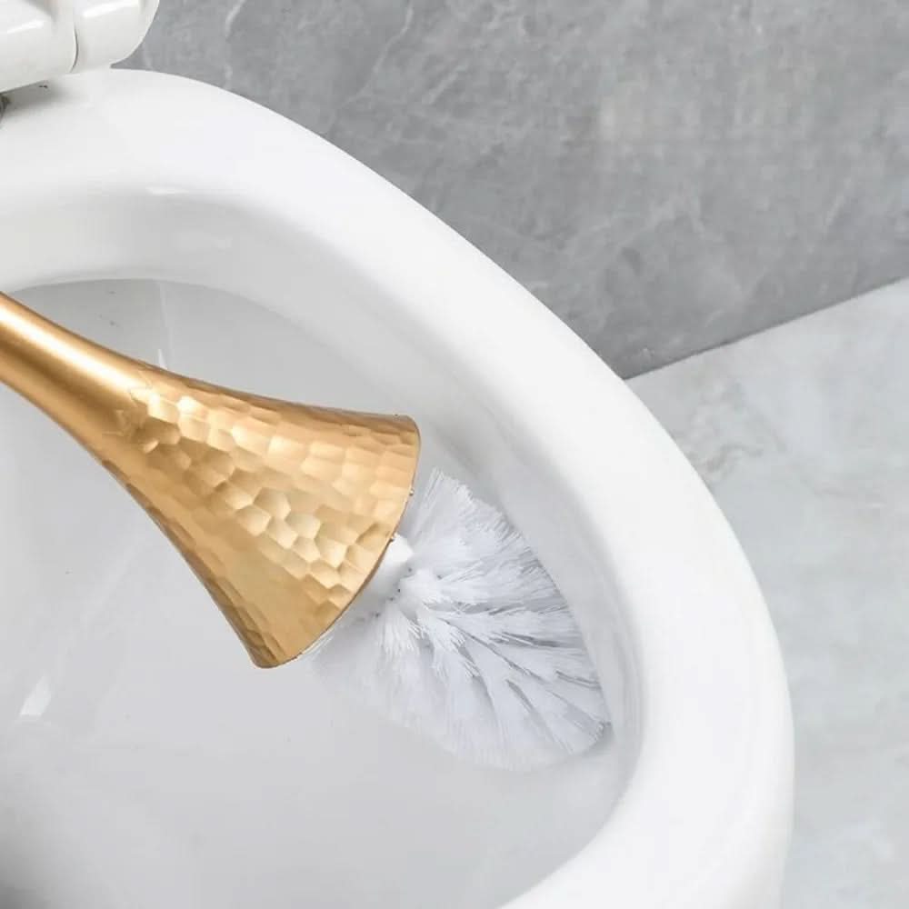 Skanto | Elegant toalettbørste i moderne gulldesign for stil og hygiene