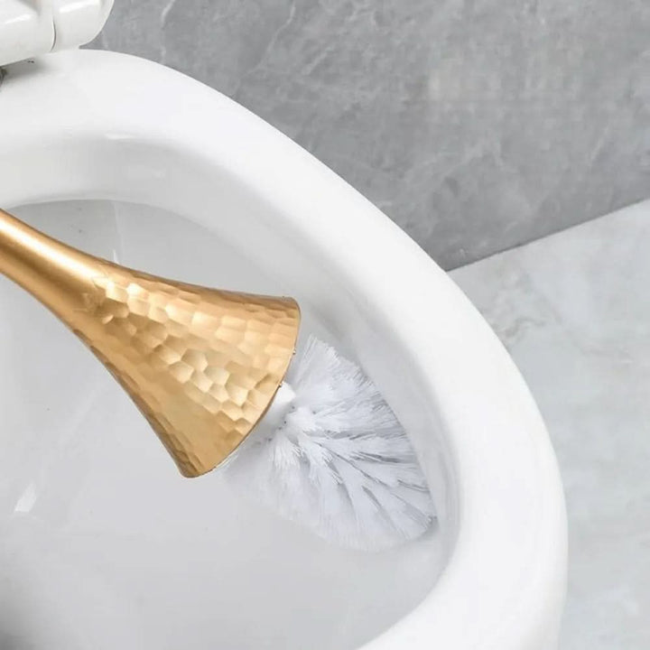 Skanto | Elegant toalettbørste i moderne gulldesign for stil og hygiene