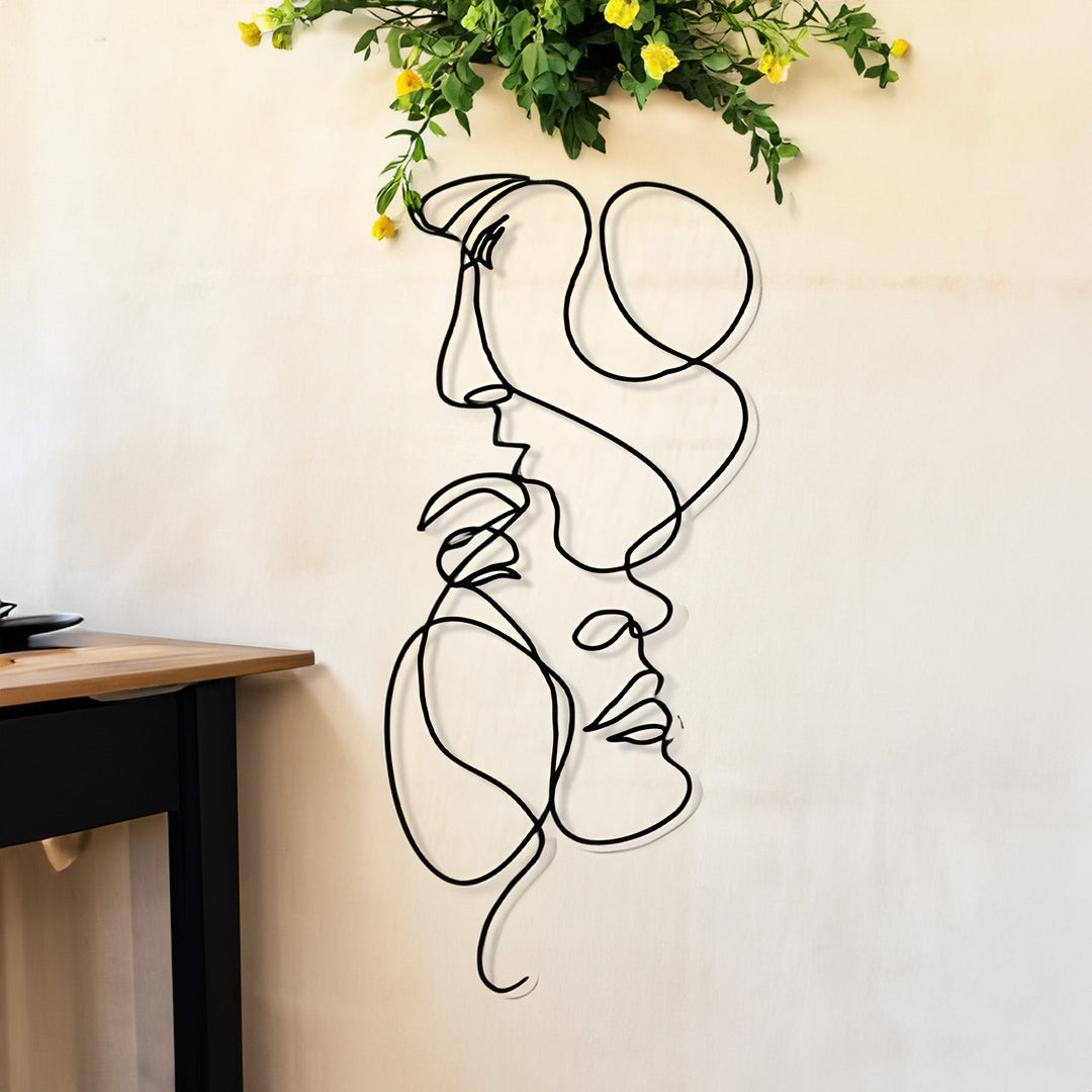 Skanto | Moderne 3D Metallveggkunst Minimalistisk Veggdekorasjon for Stylish Hjem