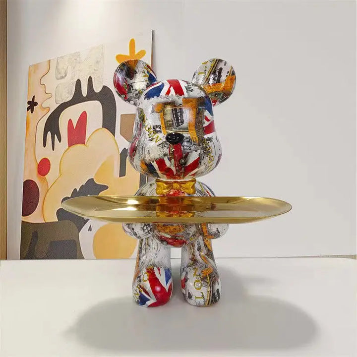 Skanto | StreetPaws - Graffiti-Bjørn-Figur